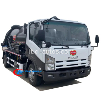 ISUZU 4x2 8 cbm aspirazione per aspirazione aspirapolvere nuovo camion aspirante per aspirazione per aspirapolvere